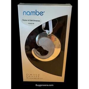 Nambe Mother And Child Christmas Ornament ~ This Design Is A Rare Find!